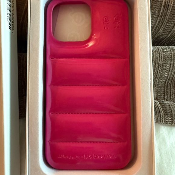 NWT. Urban Sophistication iPhone 16 pro max case. Still in box. Raspberry. - Picture 1 of 4
